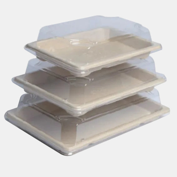 Pulp tray with lid. Various sizes (200 units)