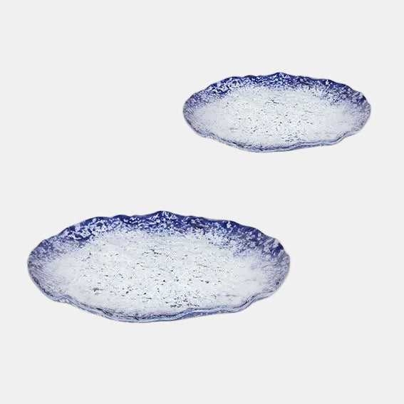 Prato de sobremesa redondo em cobalto ø20x1,5 cm (6 unidades) Preço por unidade 11,13 €