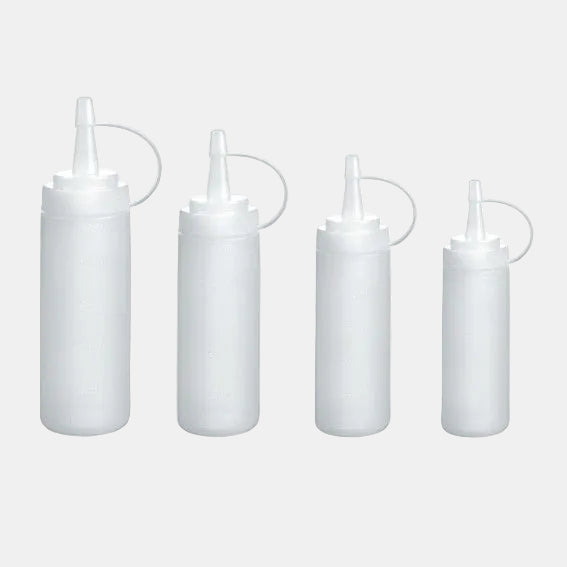 Frasco para molho branco. Vários tamanhos (1 unidade)
