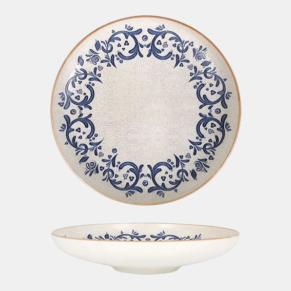 Prato para massa em porcelana Laudum, ø28 cm. Garantia contra lascas (6 unidades)