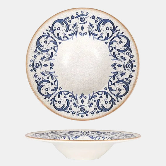 Laudum porcelain risotto plate 28x5.5 cm. Chipping guarantee (6 Units)