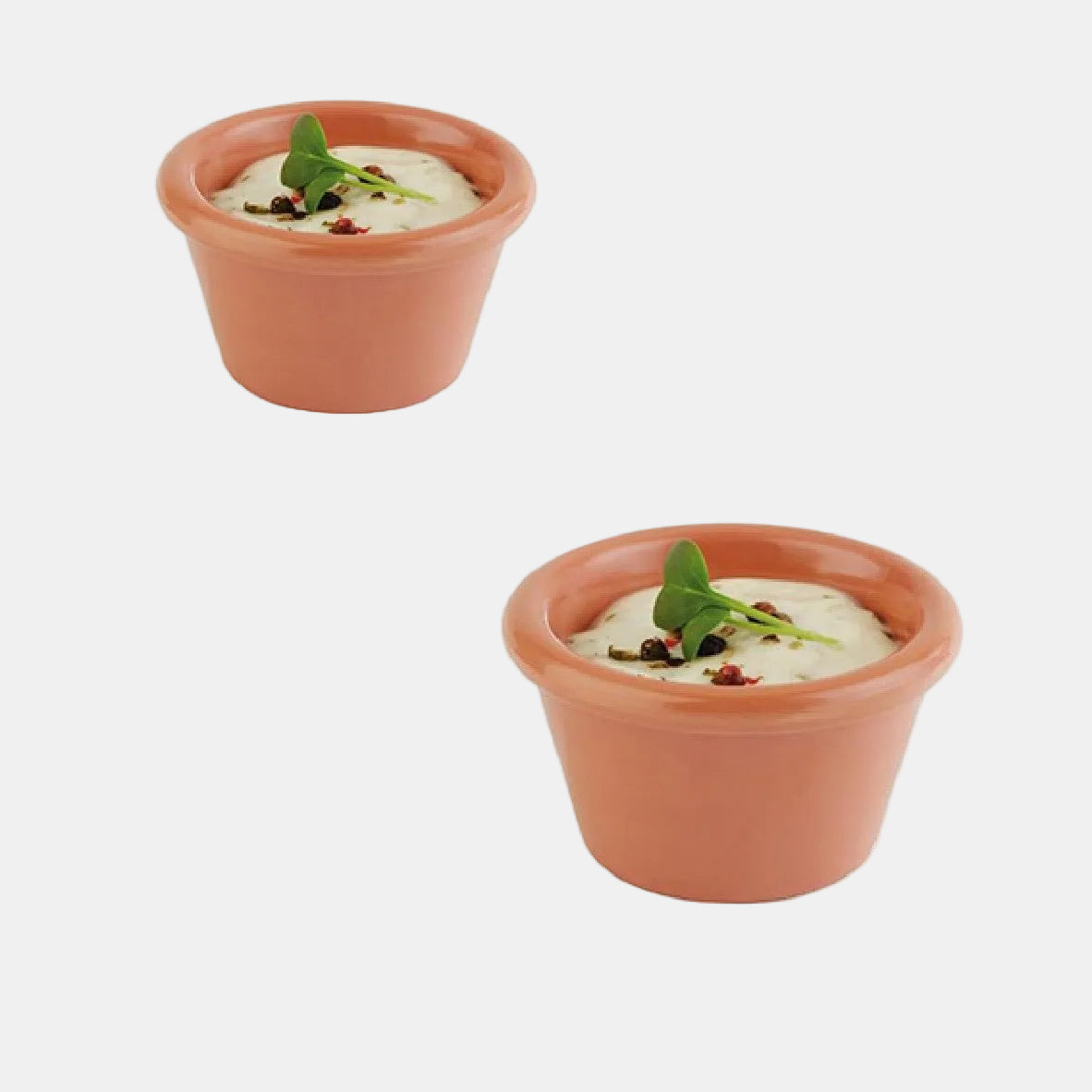 Brown melamine ramekin ø 6 cm (1 Unit)