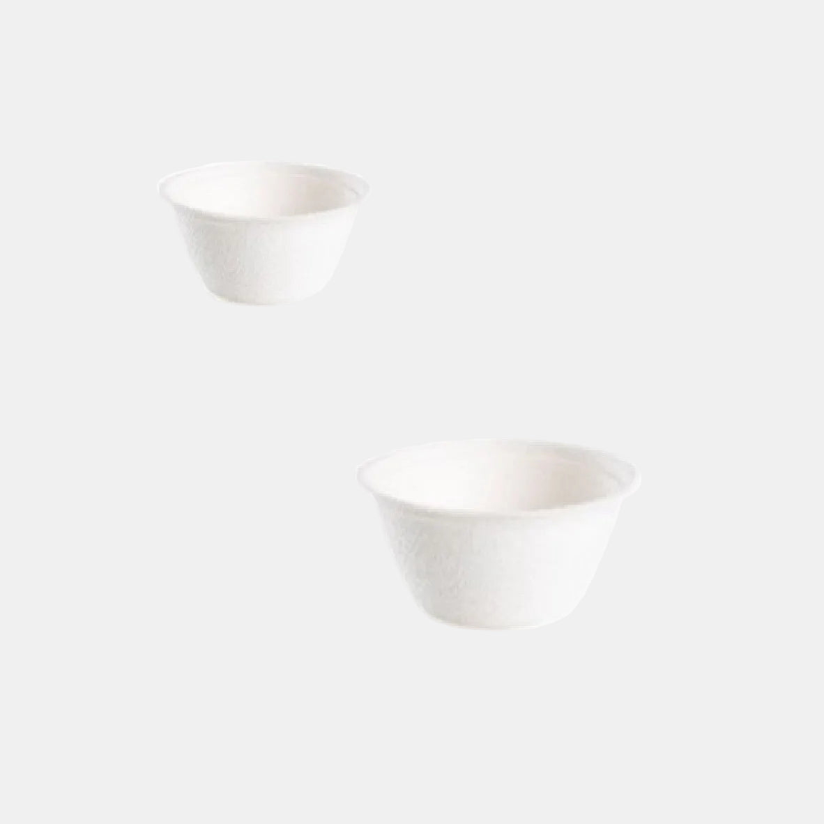 Mini bowl for tasting sugarcane pulp 7x7x5 cm - 100 pcs