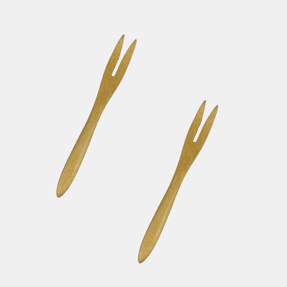 Mini bamboo fork 9 cm - 360 pcs