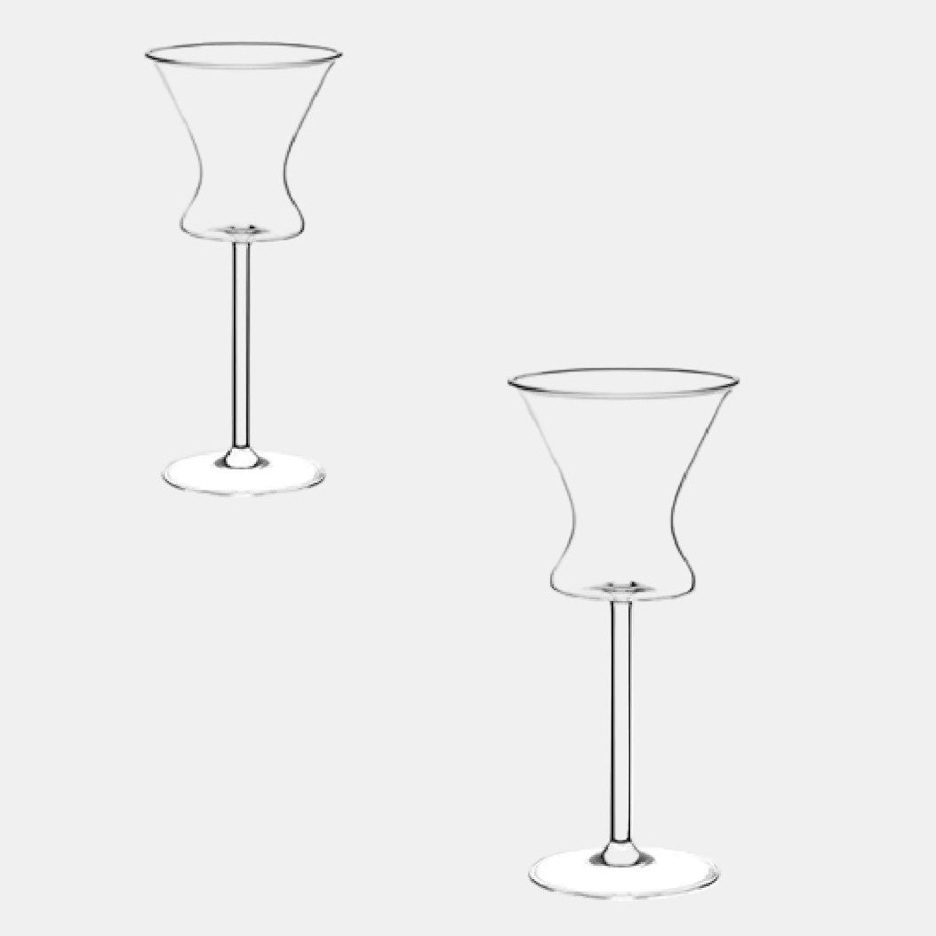 Copa Passion. ø8 x 16 cm. 100 ml - 2 uds.
