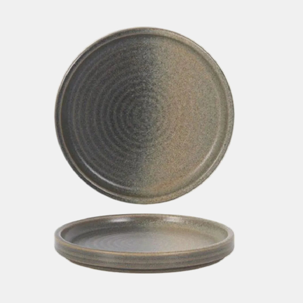Ripple Mileto porcelain dinner plate. Various sizes and quantities.