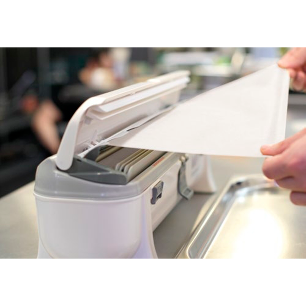 Embalagem de 6 rolos de papel de alumínio de 30 cm x 200 m + Dispensador Wrapmaster 3000 GRÁTIS