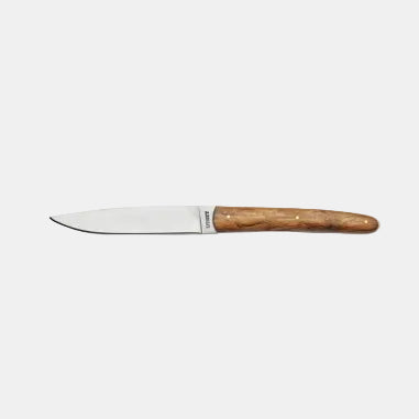 Cuchillo chuletero Mango Olivo. 22.5 cm - 6 Uds.