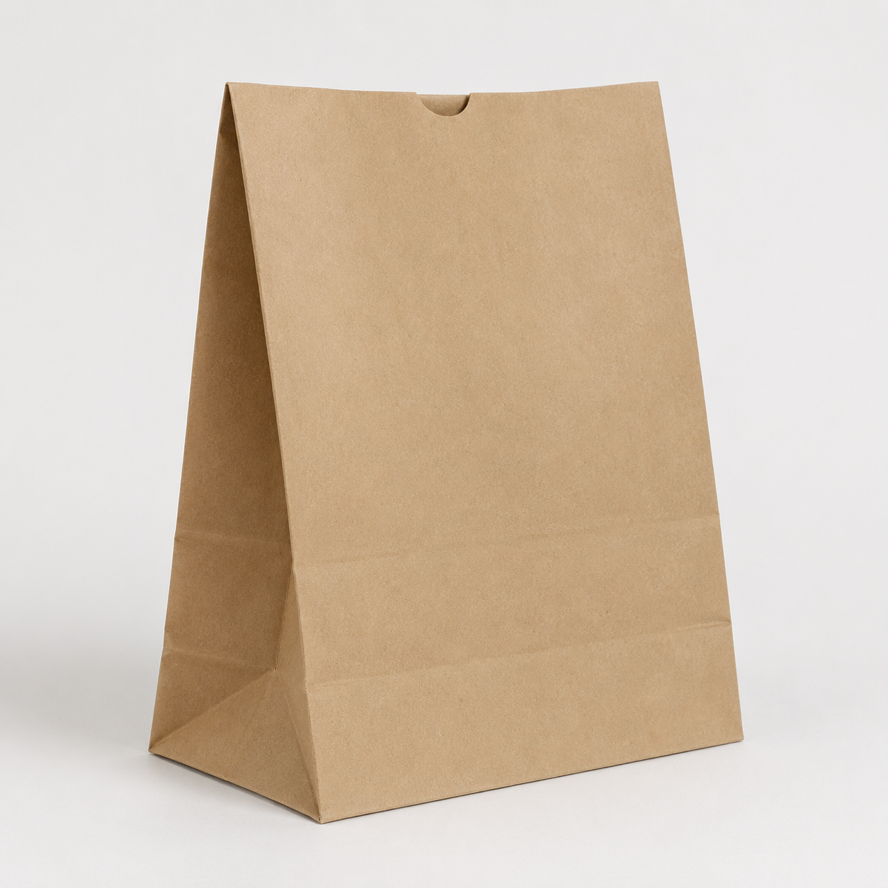 Bolsa de papel kraft sin asas fondo americano. Varias medidas y unidades.