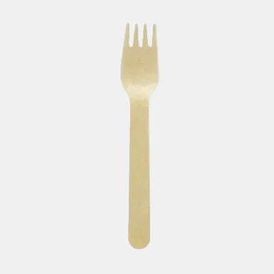 Biodegradable wooden fork 15.8 cm (2000 pcs)