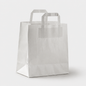 Bolsa blanca asa plana. Varias medidas - 250 Uds.