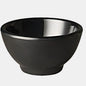 Round black melamine bowl. Various sizes (1 unit). Price from €1.97