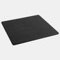 Plato cuadrado melamina Africa negro. Varias medidas - 6 Uds.