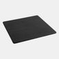 Plato cuadrado melamina Africa negro. Varias medidas - 6 Uds.