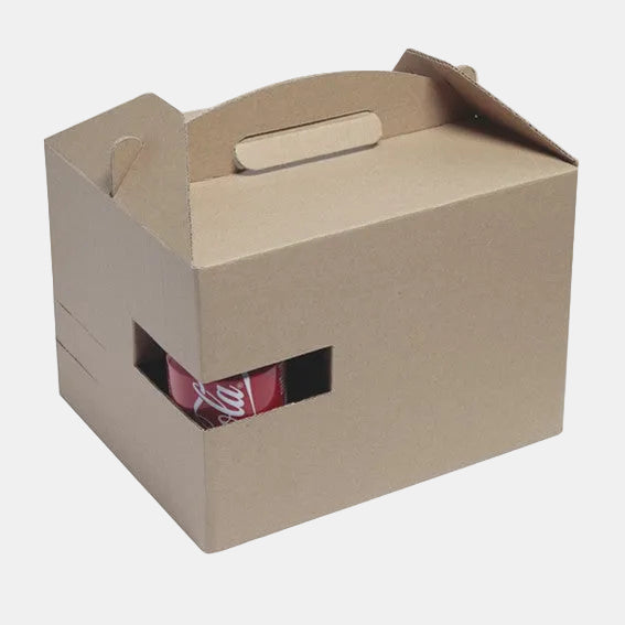 Kraft picnic box 30 x 20 x 17.5 cm (100 Units)