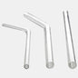 Borosilicate straw. Various sizes and shapes (24 units)