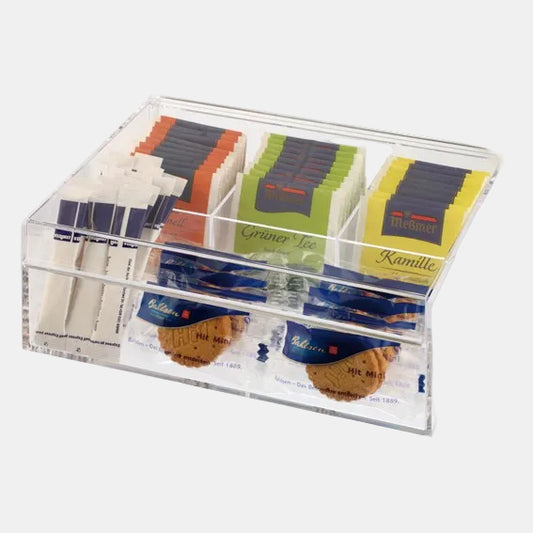 Caixa de chá em plástico 22 x 17 x 9 cm (1 unidade) Preço 21,57 €