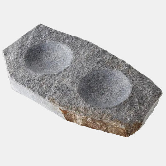 Rustic double tray 20 x 10 x 2 cm (1 Unit)