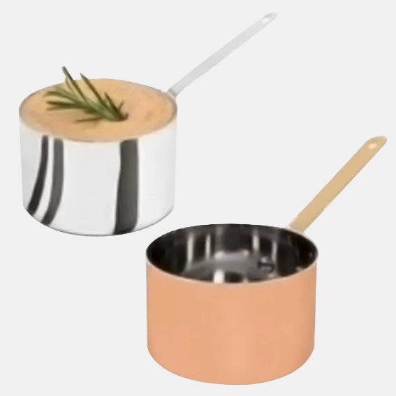 Mini saucepan. 5 x 7 cm. Various quantities.