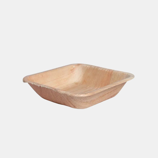 Square palm leaf bowl. Various sizes (100 units). Price per unit from €0.34