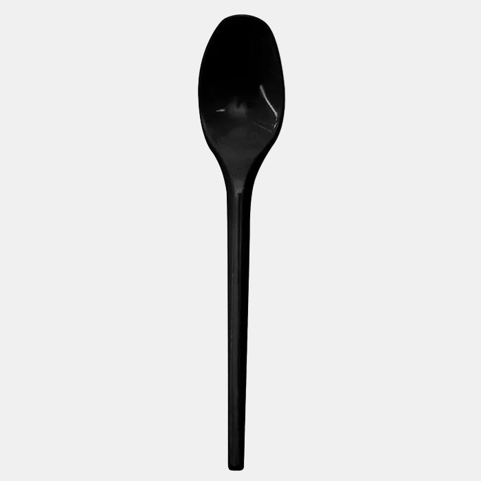 Cuchara postre PS negro. 12,5 cm - 2000 Uds.