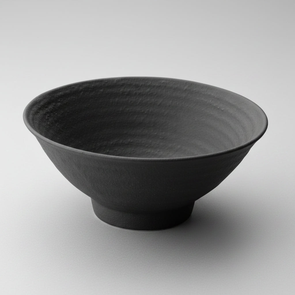 Bol redondo melamina black. ø25 x 9 cm - 1 Ud.