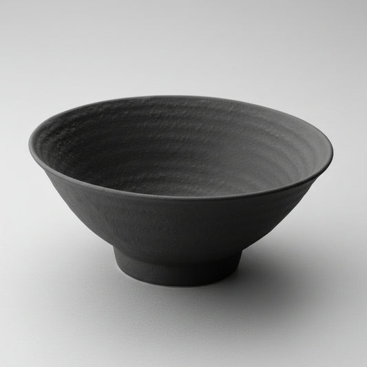 Bol redondo melamina black. ø25 x 9 cm - 1 Ud.