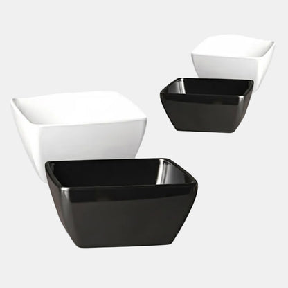 Taça quadrada em melamina 9 x 9 x 4 140 ml (1 unidade) Preço 4,22 €