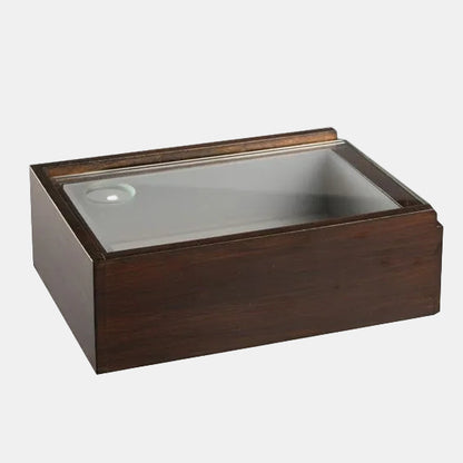 Caja de madera Corfú efecto bosque. 21 x 13 x 7cm - 1 Ud.