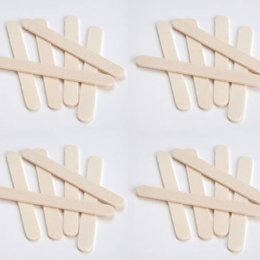 Palitos de picolé de madeira de 9 cm (500 unidades)
