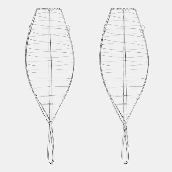 Stainless steel sea bream 42 x 19 cm (2 Units)