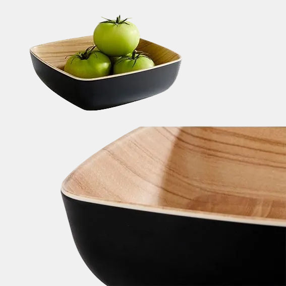 Frida melamine bowl, black/brown, 16.5 x 16.5 x 5.5 cm