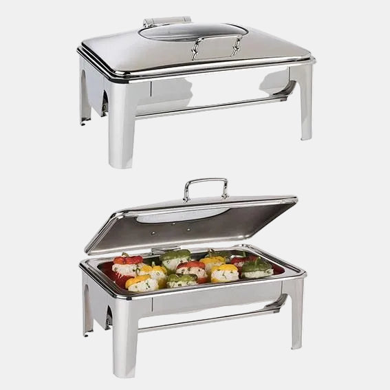 Chafing Dish easy induction Inox GN 1/1 9 L.
