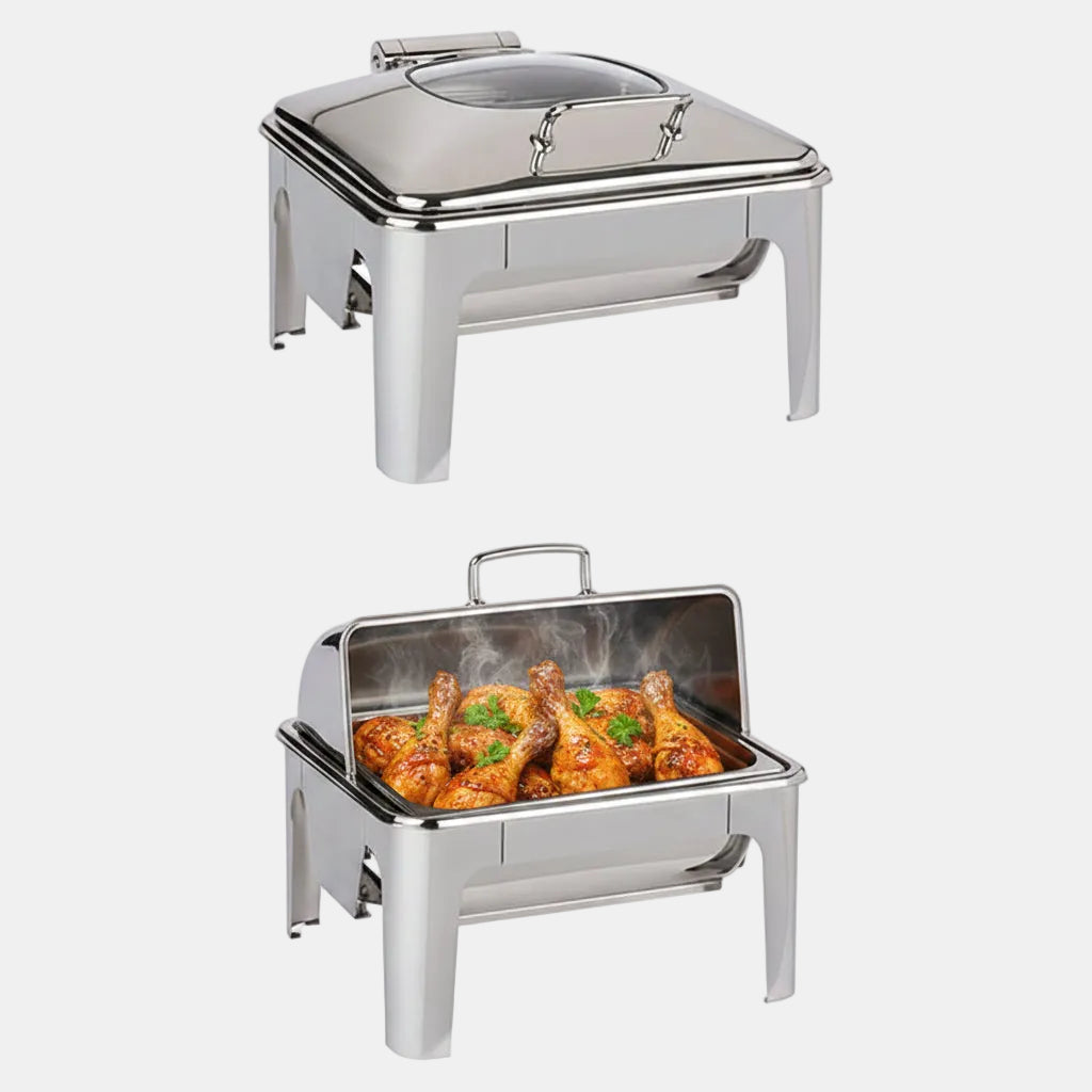 Chafing Dish easy induction Inox GN 2/3 5.5 L.