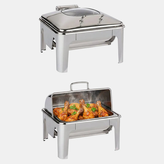 Chafing Dish easy induction Inox GN 2/3 5.5 L.