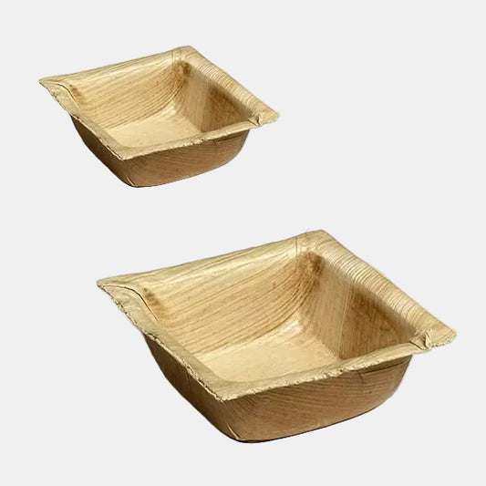 Mini taça em folha de palmeira de Bali 7x7 cm (600 unidades) Preço por unidade 0,55 €