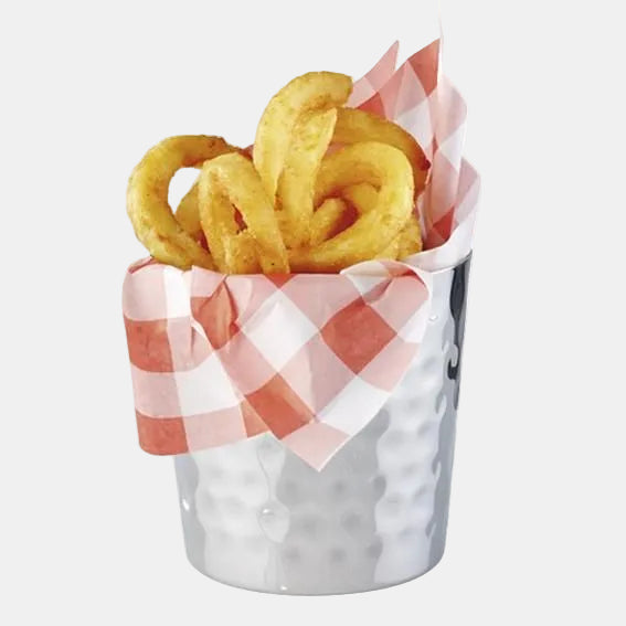 Cubo inox para aperitivo. ø8,5 x 8,5 cm - 1 Ud.