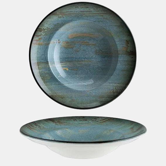Plato plasta porcelana Omeya. Varias medidas - 6 Uds.