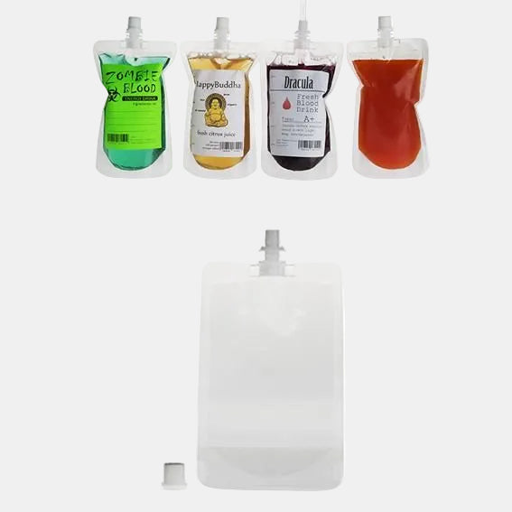 Saco de plástico para bebidas de 250 ml (100 unidades) Preço por unidade: 0,30 €