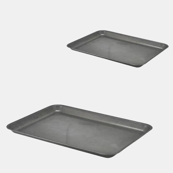 Bandeja de acero inox vintage estilo americano. Varias medidas y unidades