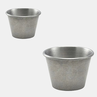 Ramekin acero inox vintage. 71 ml - 24 Uds.