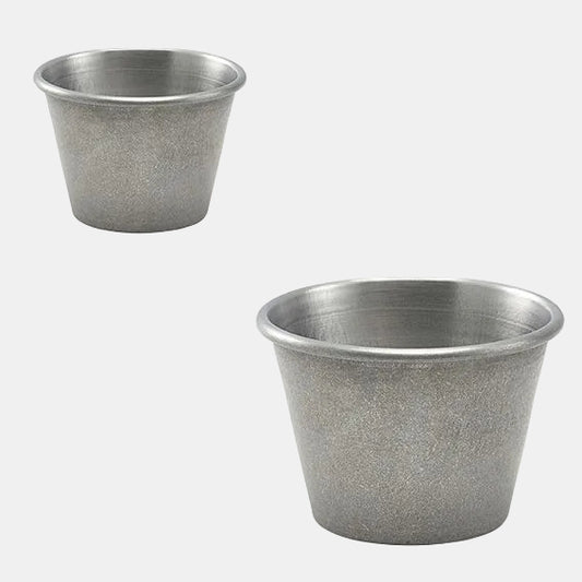 Vintage stainless steel ramekin 71 ml (24 Units)