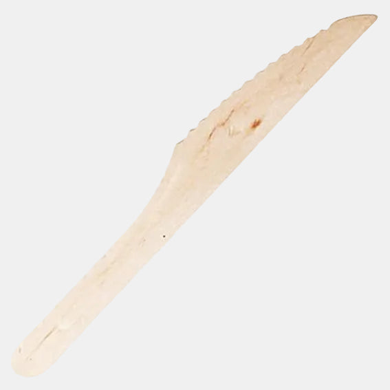Biodegradable wooden knife 16.5 cm (2000 pcs)