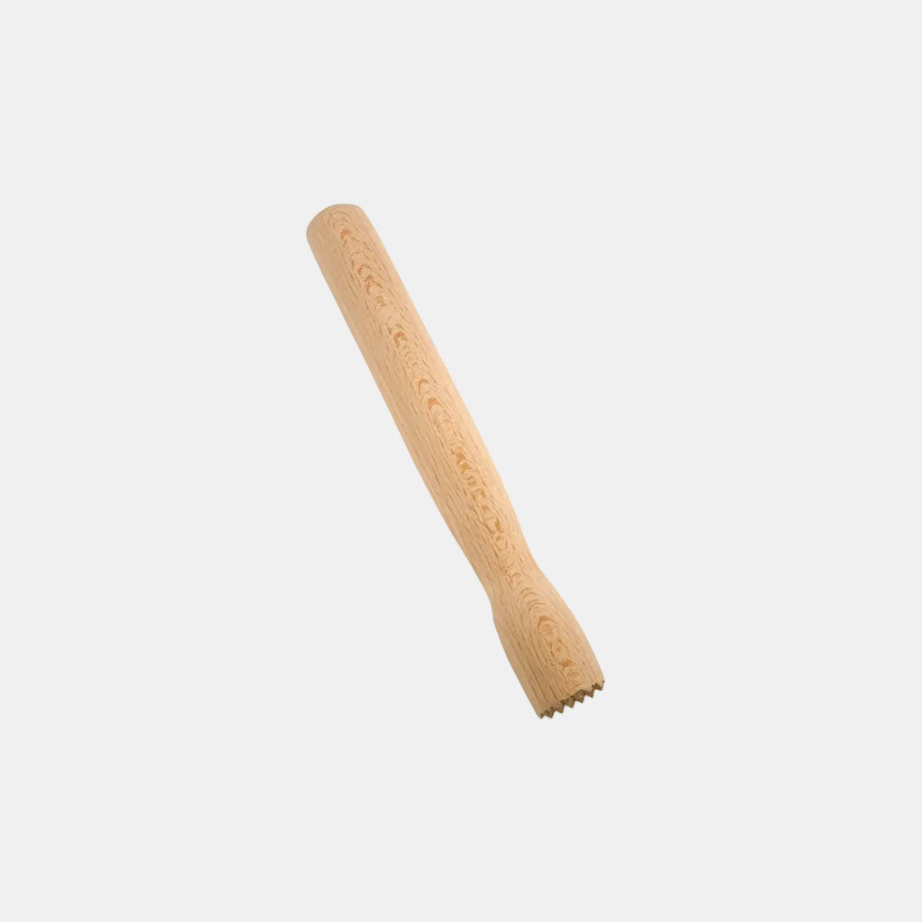 Socador de madeira com dentes, 21 cm (1 unidade). Preço: 4,58€.