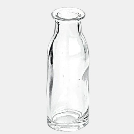 Mini botella cristal leche vintage. ø3 x 9 cm - 36 Uds.