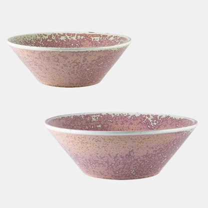 Taça cónica em porcelana Terra Rose, 19,5 x 7 cm, 96 cl (6 unidades). Preço: 21,64€ por unidade.