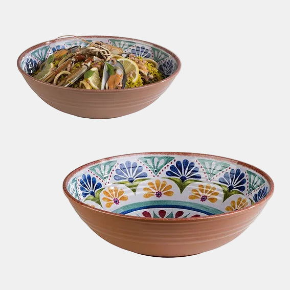 Bowl de melamina para buffet. Arabesque. ø31 x 9 cm. 3 L - 1 Ud.