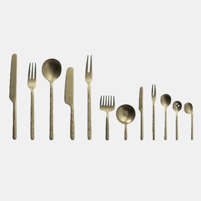 Kodai Vintage Gold Matte Stainless Steel Cutlery