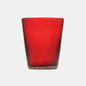 Colored glass tumblers, 300 ml. Assorted colors (4 units)