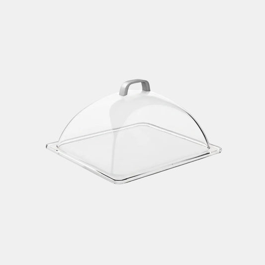 Cúpula de acrílico transparente con asa cromada. Varias medidas - 1 Ud.